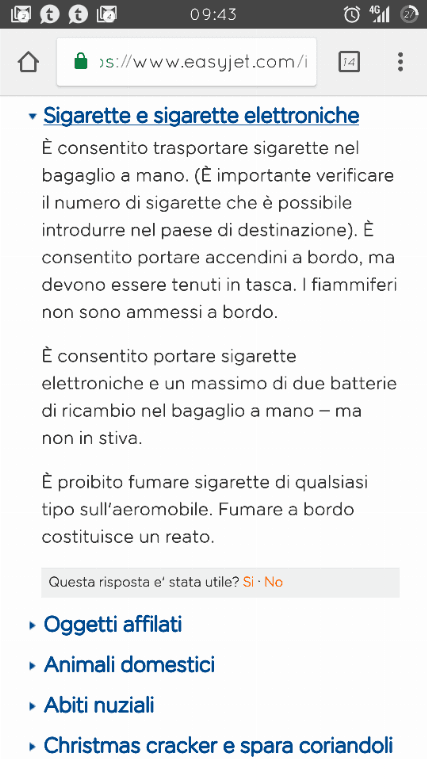 Viaggi in aereo e svapo [SigarettaElettronicaForum.com]