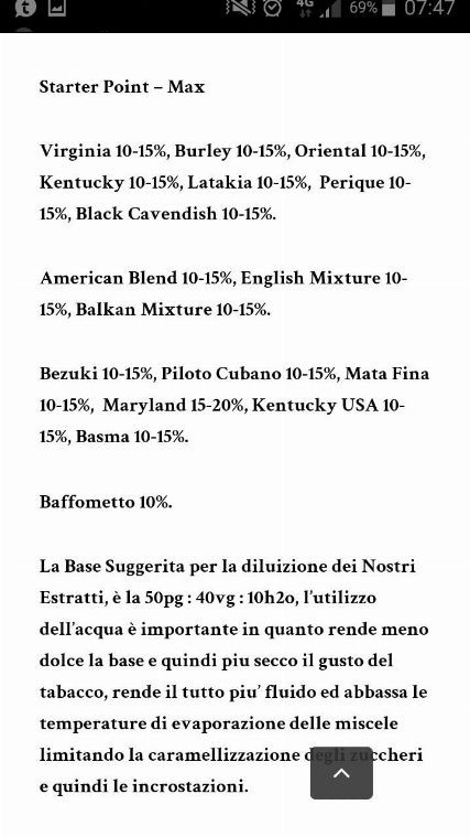 Consigli diluizione aromi La Tabaccheria [SigarettaElettronicaForum.com]