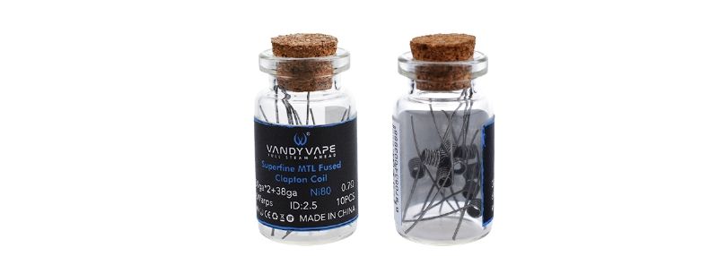 Vandy Vape Coil Pronte Superfine MTL Fused Clapton Ni80 30ga*2+38ga [SigarettaElettronicaForum.com]