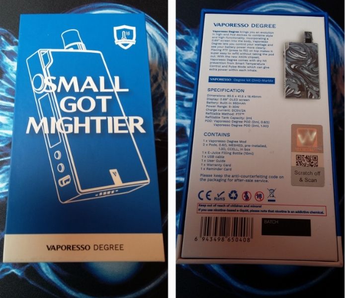 Vaporesso Degree [SigarettaElettronicaForum.com]