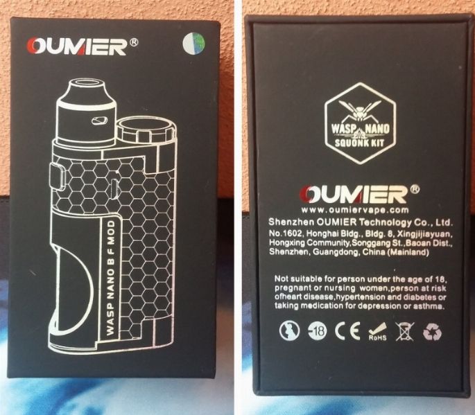 Oumier Wasp Nano Squonk Kit 80W [SigarettaElettronicaForum.com]