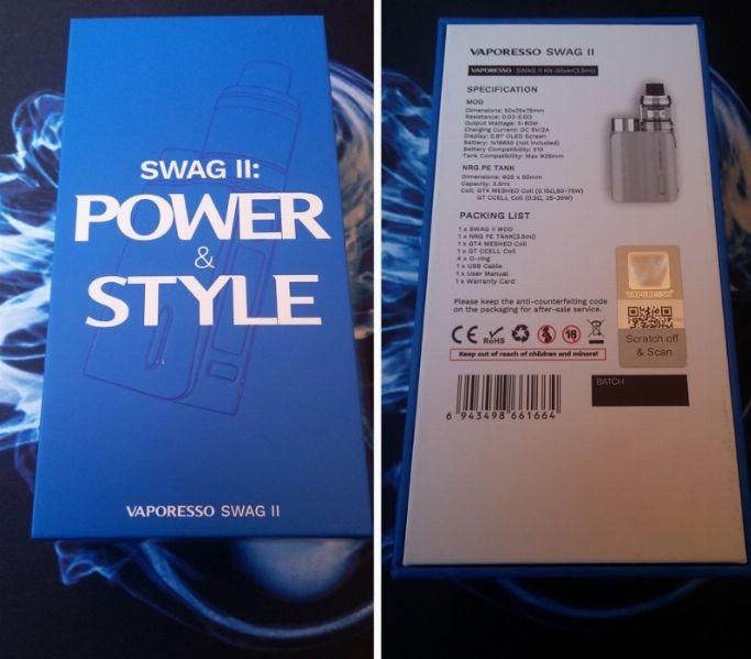 Vaporesso Swag II Kit 80W [SigarettaElettronicaForum.com]
