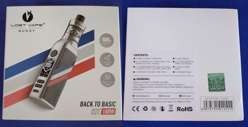 Lost Vape BTB 100w Starter Kit [SigarettaElettronicaForum.com]