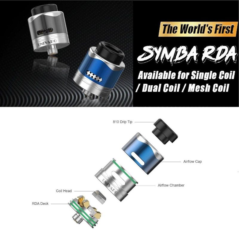 Univapo Symba RDA Mesh Coil-Single-Dual-Triple Coil [SigarettaElettronicaForum.com]