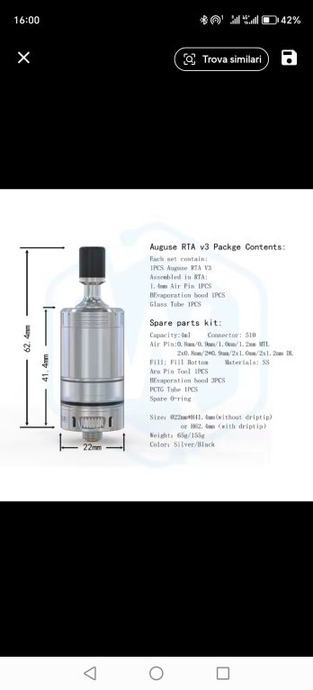 Nuovo Anno Nuovo Atom Autentico Auguse V3 [SigarettaElettronicaForum.com]