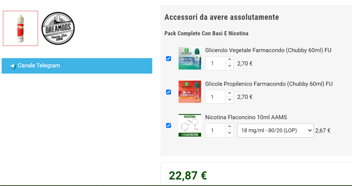 Info Per Composizione Liquido, Prima Esperienza [SigarettaElettronicaForum.com]