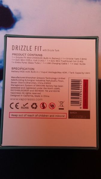 Vaporesso Drizzle Fit [SigarettaElettronicaForum.com]