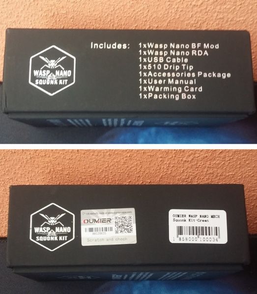 Oumier Wasp Nano Squonk Kit 80W [SigarettaElettronicaForum.com]