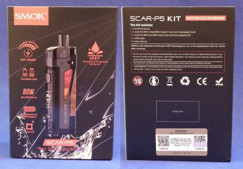 Smok Scar-P5 18650 Kit [SigarettaElettronicaForum.com]