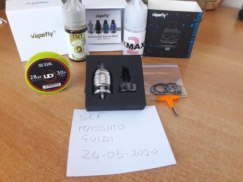 Vapefly Galaxies RDTA + Liquidi Scomposti Da Completare [Corigliano-Rossano (CS)] [SigarettaElettronicaForum.com]