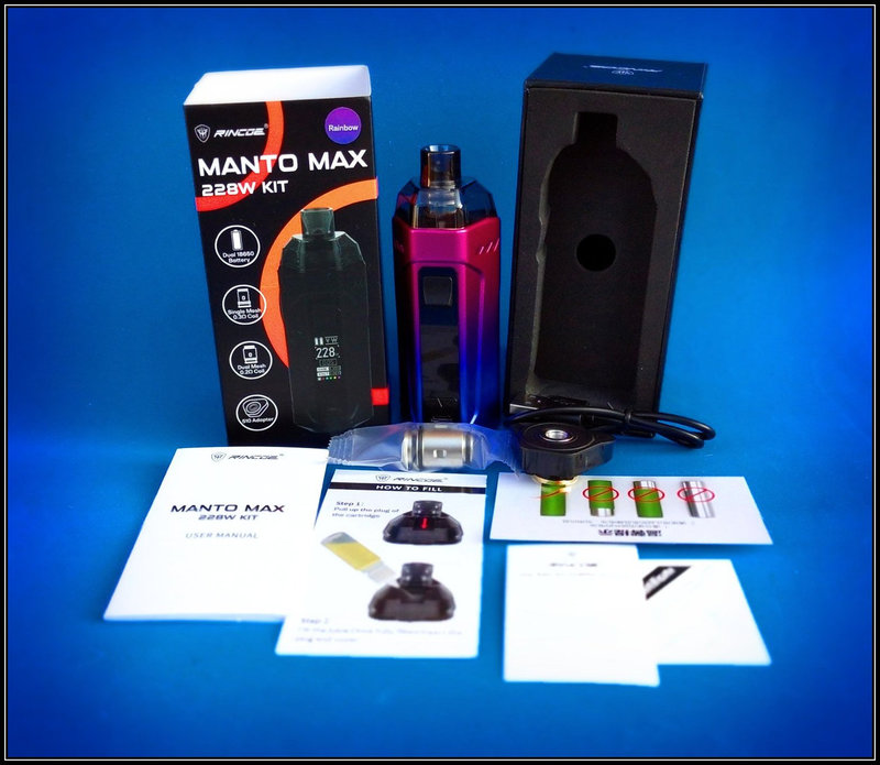 Rincoe Manto Max 228W Kit Tre In Uno [SigarettaElettronicaForum.com]