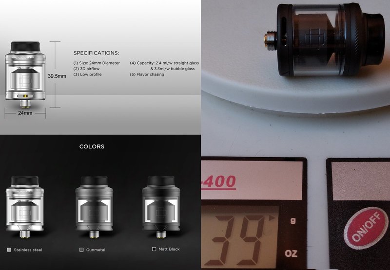 Augvape Druga RTA 3D Bottom Air Flow [SigarettaElettronicaForum.com]