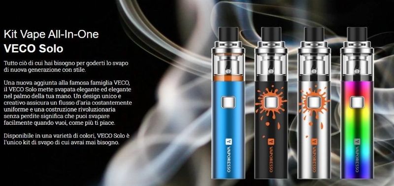 Vaporesso Veco Solo Kit 1.500Mah [SigarettaElettronicaForum.com]