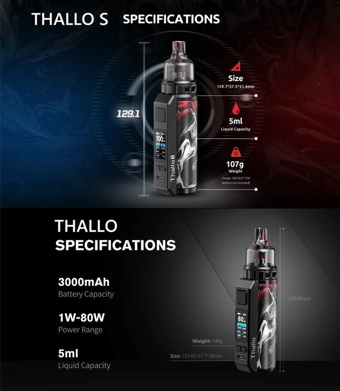 SMOK Thallo S 100W & Thallo 80W Kit [SigarettaElettronicaForum.com]