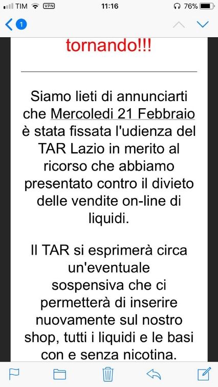 Nuova legge ecig 2017-2018 e monopolio di stato [SigarettaElettronicaForum.com]