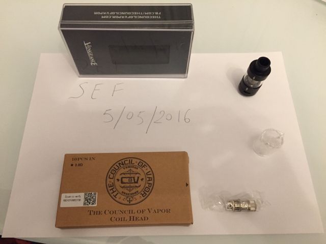 Vengeance by The Council Of Vapor + Head Coil 0,8 Ohm Pacco Da 10 [SigarettaElettronicaForum.com]