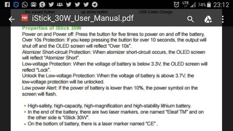 "Atomizer Low" Istick 30 W [SigarettaElettronicaForum.com]