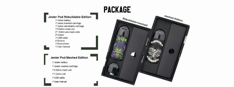 VapeFly Jester Pod Rebuildable Dripping Pod System [SigarettaElettronicaForum.com]