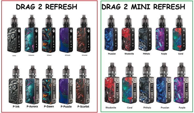 VooPoo Drag 2 / Drag Mini Refresh Edition Kit [SigarettaElettronicaForum.com]