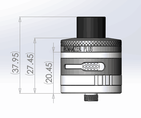 Steam Crave - Aromamizer Plus 30mm RDTA 10ml - 20ml [SigarettaElettronicaForum.com]