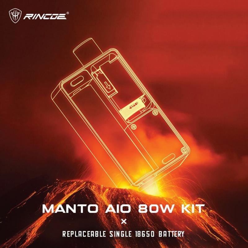 Rincoe Manto Aio 80W Kit Con RBA [SigarettaElettronicaForum.com]