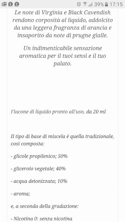 Quale Liquido Tabaccoso 6mg Di Nicotina Per Q16 Justfog Kit [SigarettaElettronicaForum.com]