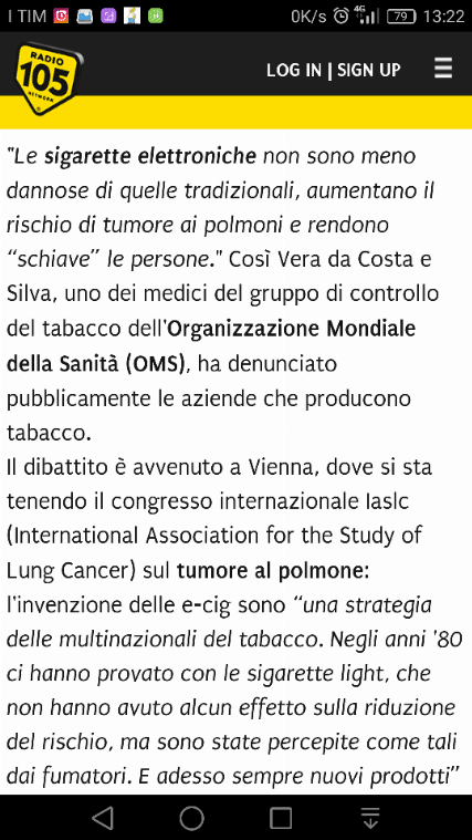 Tirelli:  I Medici Promuovano Le Sigarette Elettroniche [SigarettaElettronicaForum.com]