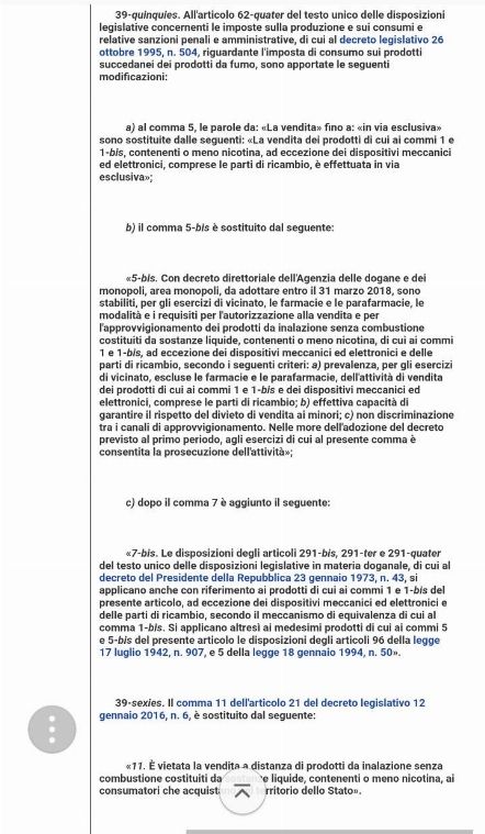 Nuova legge ecig 2017-2018 e monopolio di stato [SigarettaElettronicaForum.com]