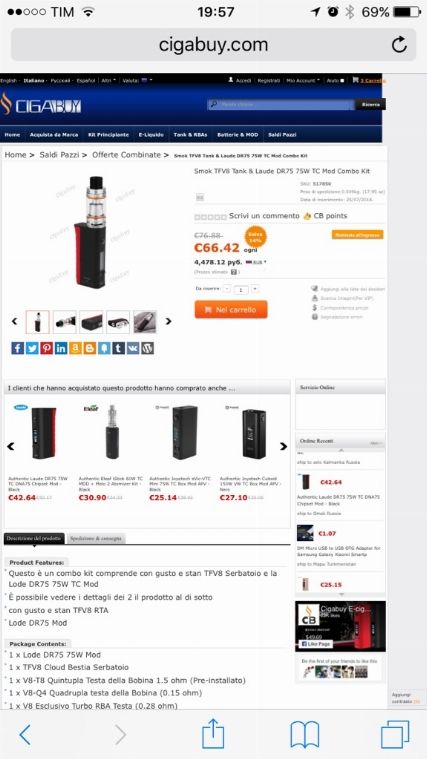 Acquisto Cigabuy [SigarettaElettronicaForum.com]