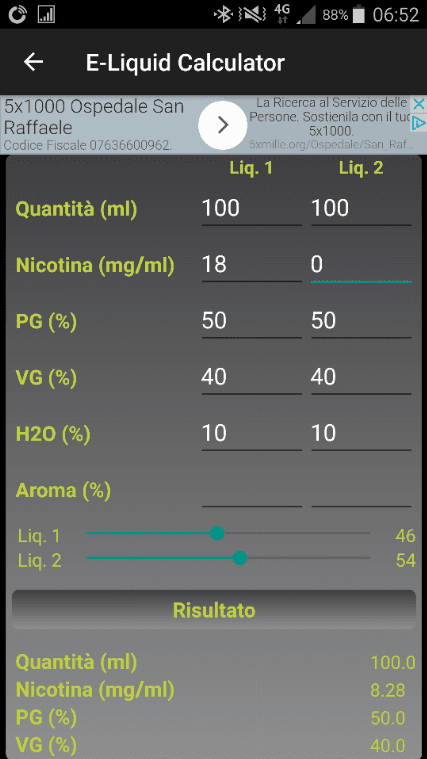 Percentuali Nicotina su 100ml di base [SigarettaElettronicaForum.com]