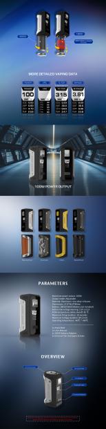 Geek Vape Aegis 100W - Box Mod Impermeabile 26650/18650 [SigarettaElettronicaForum.com]