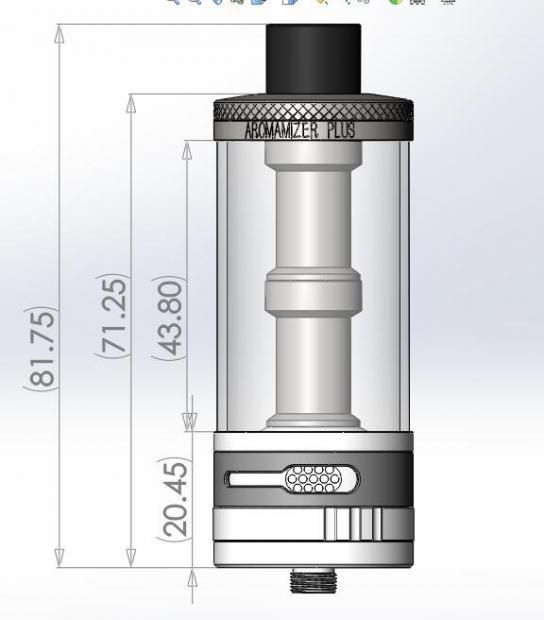 Steam Crave - Aromamizer Plus 30mm RDTA 10ml - 20ml [SigarettaElettronicaForum.com]