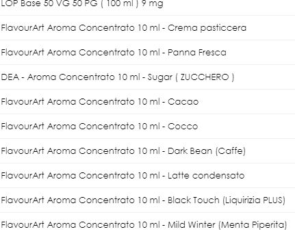 Aromi Cremosi Flavour Art..deliziosi! [SigarettaElettronicaForum.com]