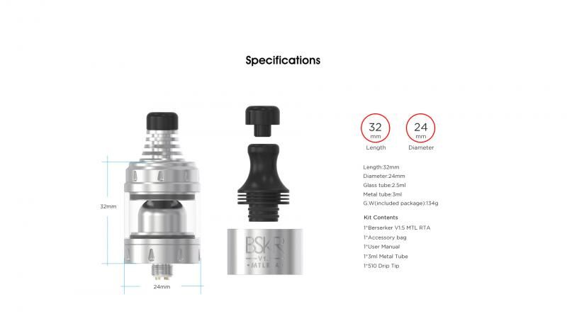 Berserker Mtl Rta V1.5 Di Vandy Vape [SigarettaElettronicaForum.com]