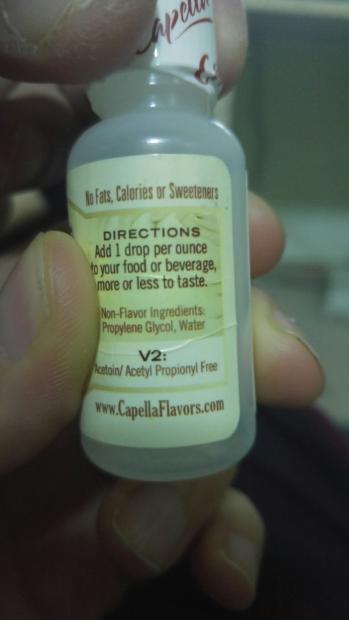 Dubbio Su Flaconcini  Capella Aroma "vanilla Custard V2" [SigarettaElettronicaForum.com]