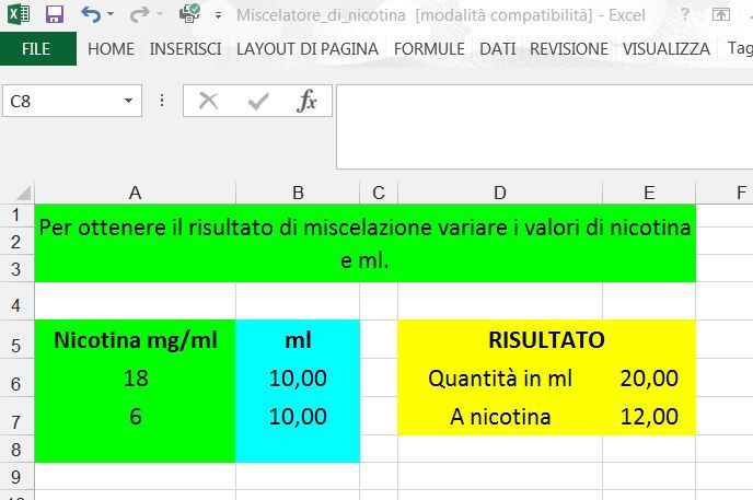 Dosaggi Nicotina [SigarettaElettronicaForum.com]