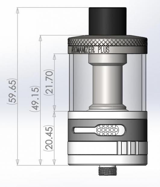 Steam Crave - Aromamizer Plus 30mm RDTA 10ml - 20ml [SigarettaElettronicaForum.com]