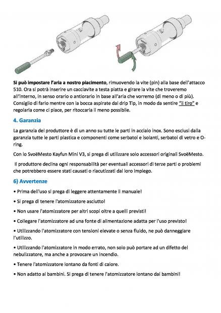 Kayfun Mini V3 Manuale Italiano [SigarettaElettronicaForum.com]