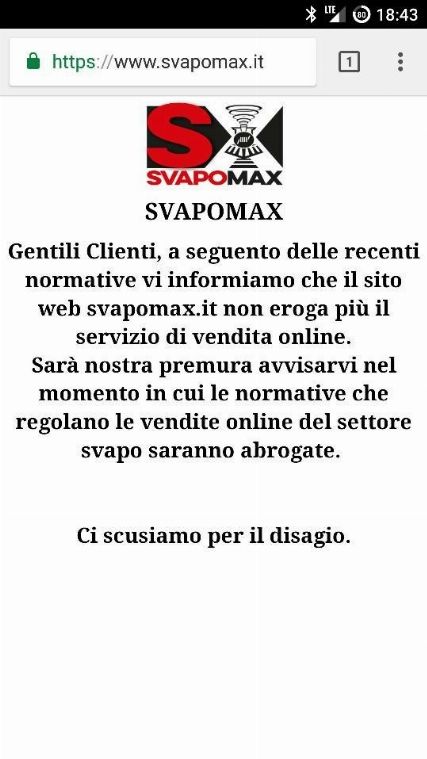 Nuova legge ecig 2017-2018 e monopolio di stato [SigarettaElettronicaForum.com]