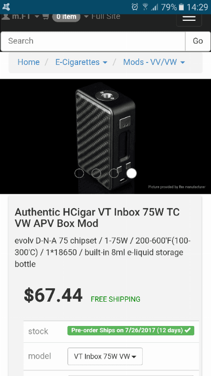 VT Inbox 75 by HCigar [SigarettaElettronicaForum.com]