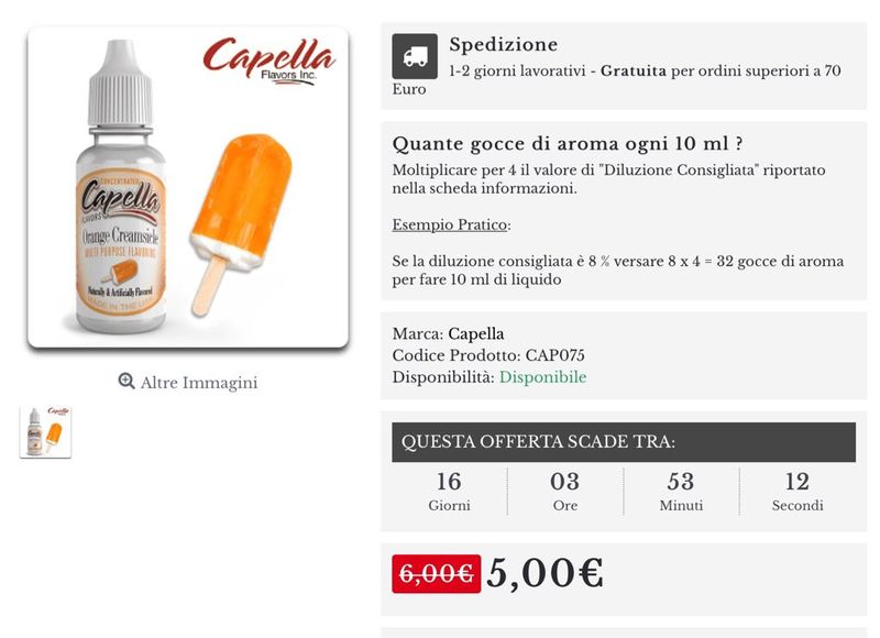 Prezzo degli Aromi [SigarettaElettronicaForum.com]