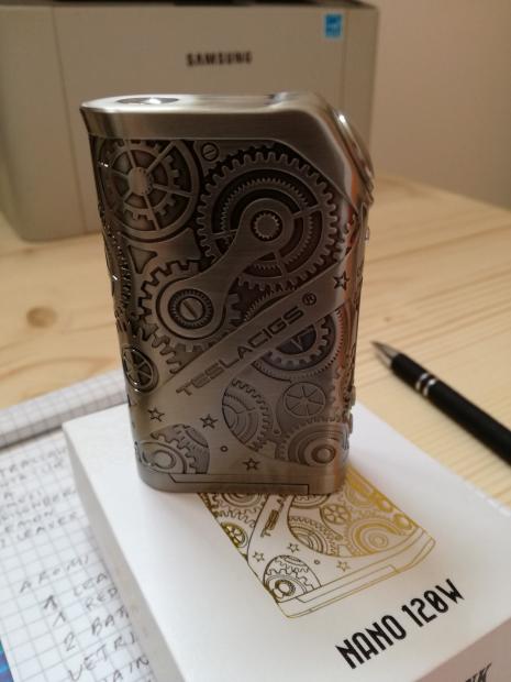 Finalmente Arrivata La Tesla Nano 120W Versione SteamPunk [SigarettaElettronicaForum.com]