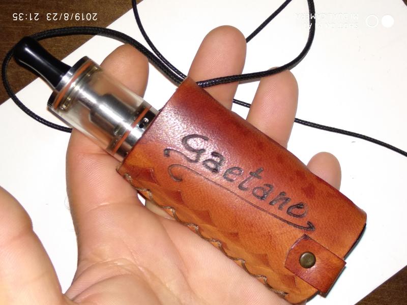 Porta Box Da Collo In Cuoio [SigarettaElettronicaForum.com]