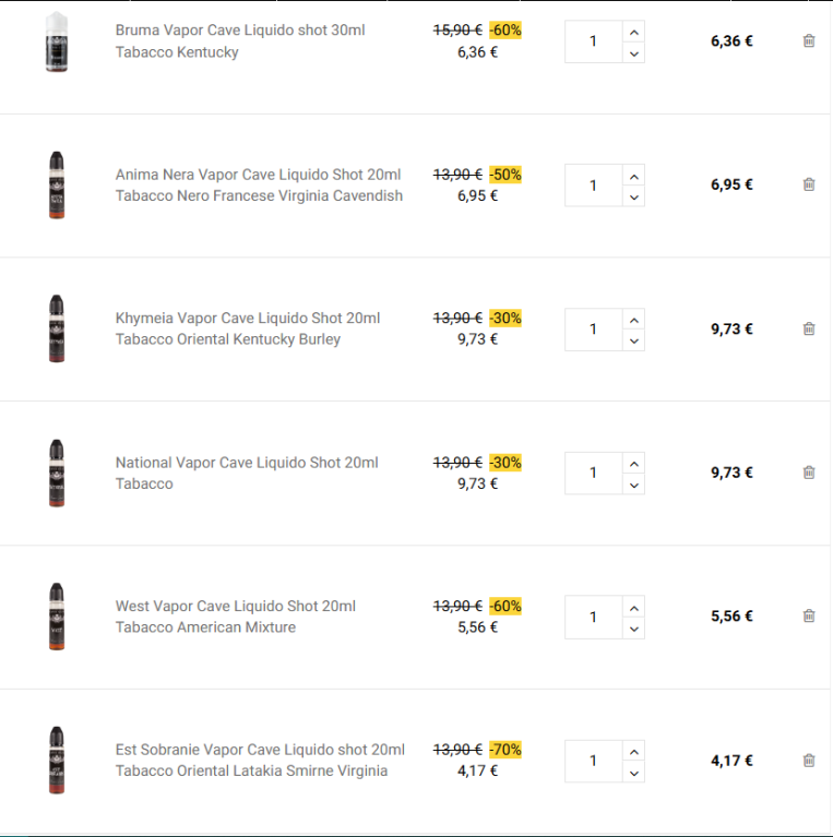 Ordine Vapor Cave [SigarettaElettronicaForum.com]