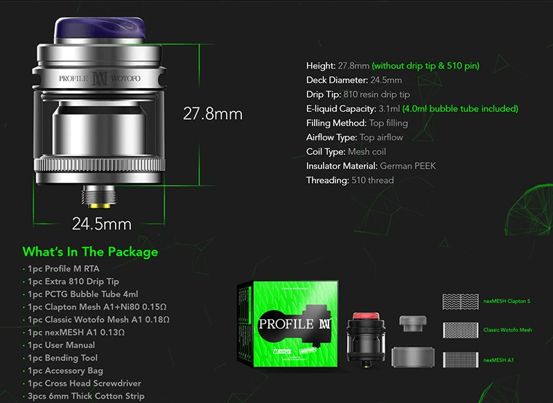 Profile M RTA - Wotofo [SigarettaElettronicaForum.com]