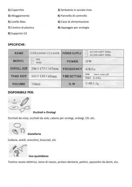 Manuale Ultrasuoni JP 900S [SigarettaElettronicaForum.com]
