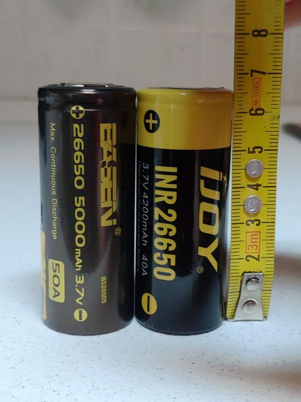 Lunghezze Batteria 26650 [SigarettaElettronicaForum.com]