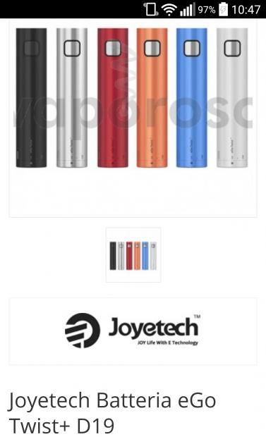 Avete Joyetech Ego Twist? [SigarettaElettronicaForum.com]