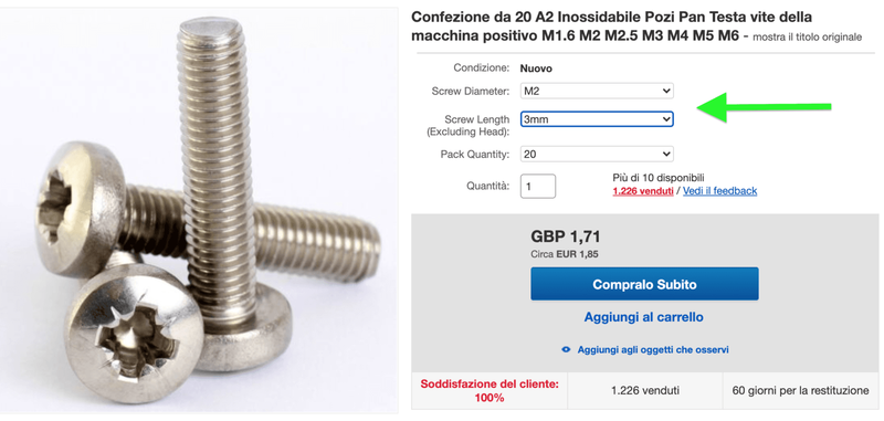 Viti Per I Nostri Atomizzatori E Non Solo, Dove Acquistarle [SigarettaElettronicaForum.com]