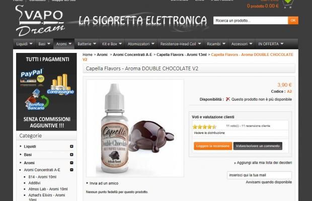 Miglior Aroma Al Cioccolato [SigarettaElettronicaForum.com]